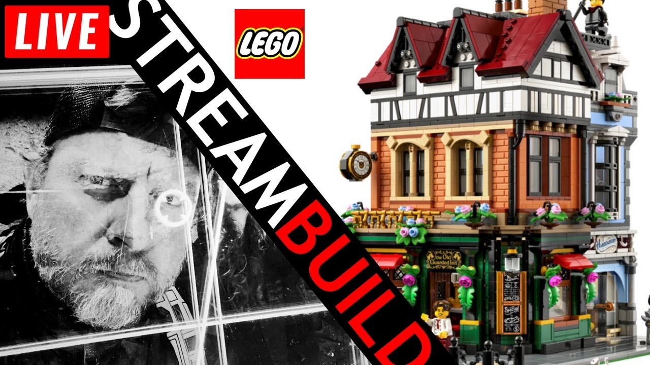 🔴 Building LEGO Tudor Corner (10350) Live!
