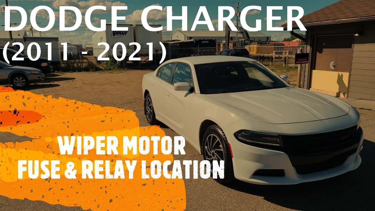 Dodge Charger — расположение предохранителей и реле электродвигателя стеклоочистителя (2011–2021)