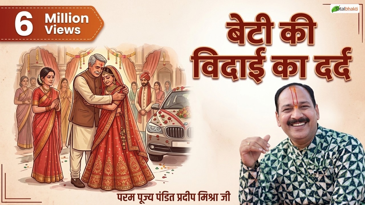 Beti Ki Vidai Ka Dard || बेटी की विदाई का दर्द || Pandit Pradeep Mishra