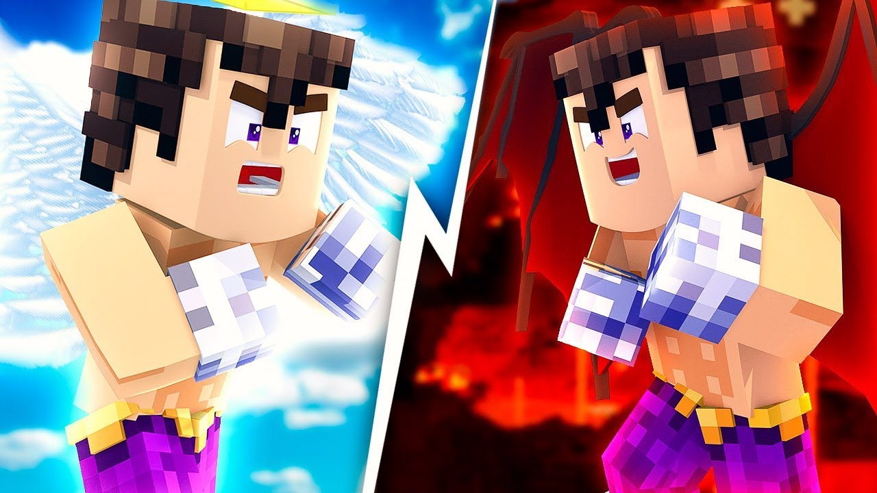 VEGETTA BUENO vs VEGETTA MALO (MINECRAFT)
