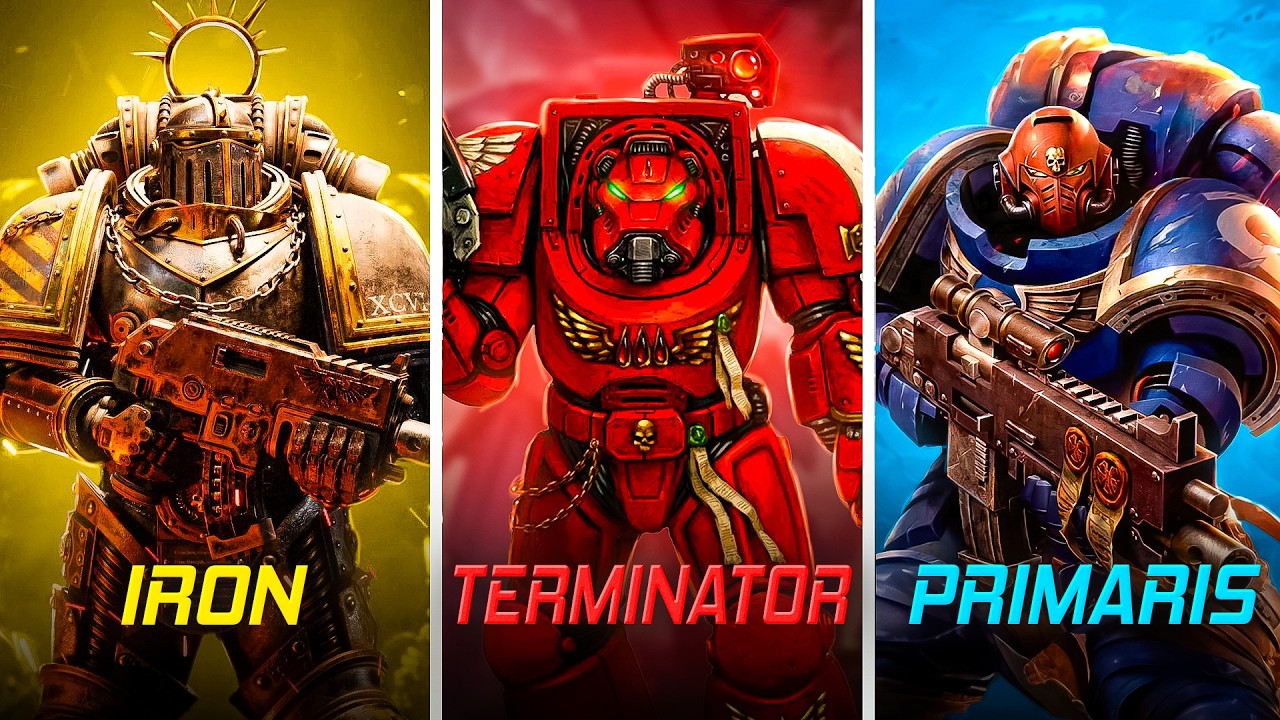 EVERY SINGLE Space Marine Power Armour Type Explained!