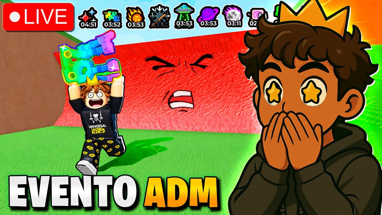 EVENTO FUJA do TSUNAMI para BRAINROTS | WAVE WEDNESDAY -  ROBLOX 🔴 TEUX LIVE AO VIVO