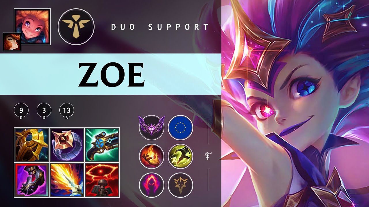 Zoe Support vs Senna - EUW Master Patch 25.24