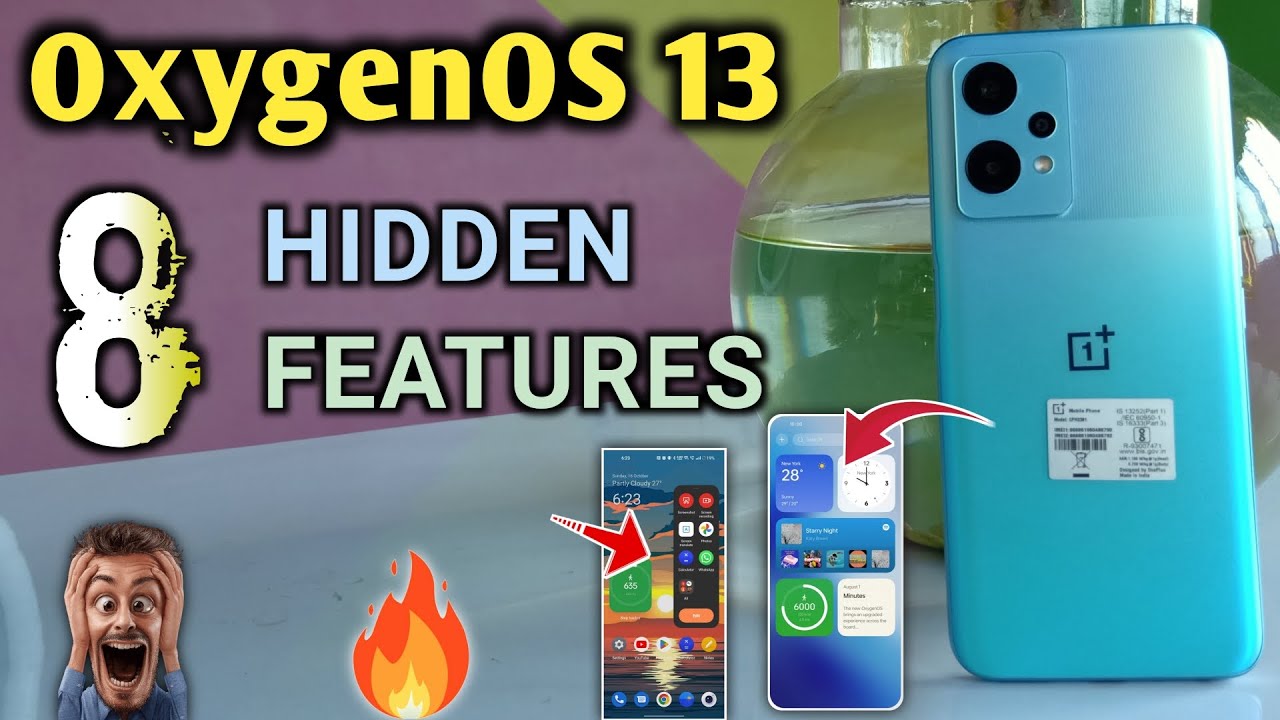 OxygenOS 13 New Settings 🤯 8 Hidden Changes Android 13 Version 🔥 OnePlus Nord CE 2 Lite 5G #oneplus