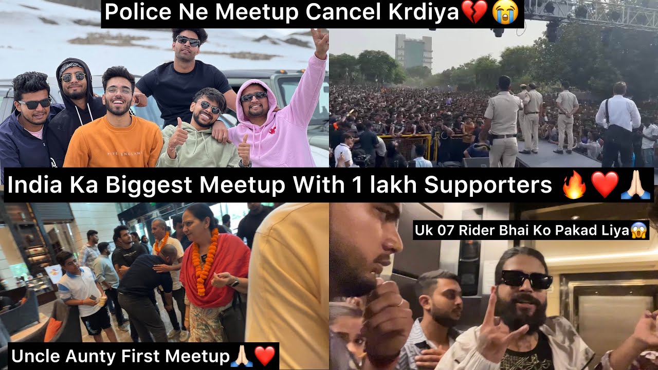 Elvish Bhai Ke Meetup Mai 1,00,000 Log Support Krne Aagye❤️🔥🙏🏻|| Chakka Jam Krdiya 🚀💣