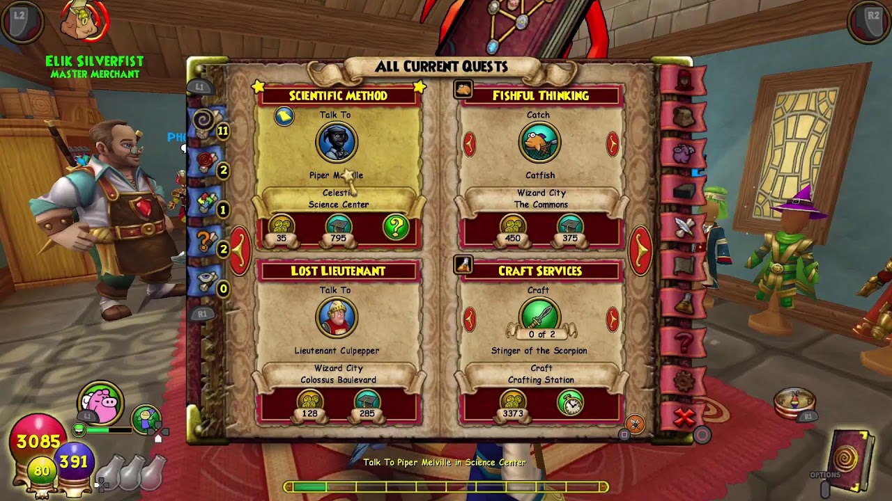 Finishing Up Some Quest In Wizard101 PS5!!