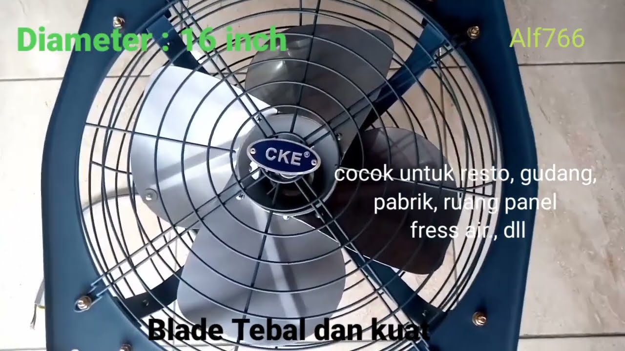 EXTRA STRONG EXHAUST FAN 16 inch . CKE tipe EEN-D16/1-YL