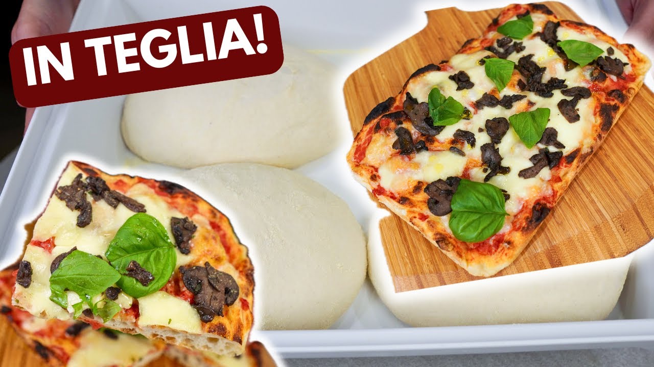 IMPASTO PER PIZZA IN TEGLIA: RICETTA AD ALTA IDRATAZIONE CON PREFERMENTO O BIGA FREDDA