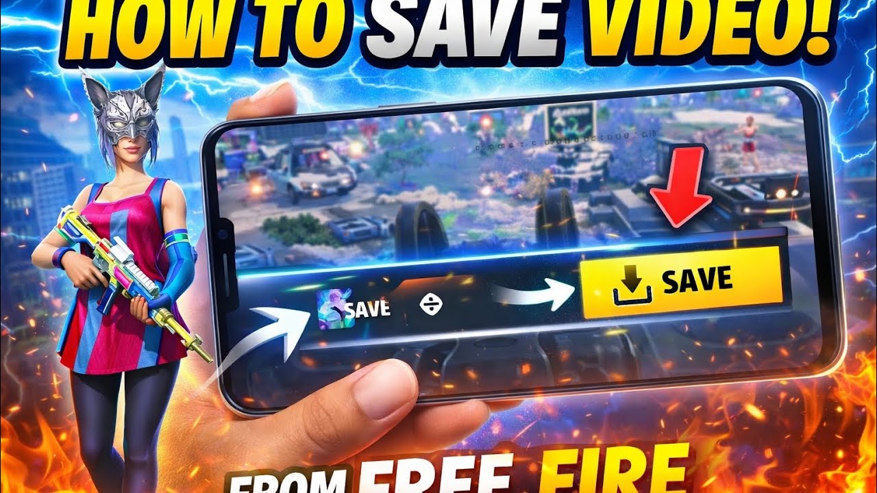How To Save Free Fire Gameplay Video Without Recording 📥🔥”