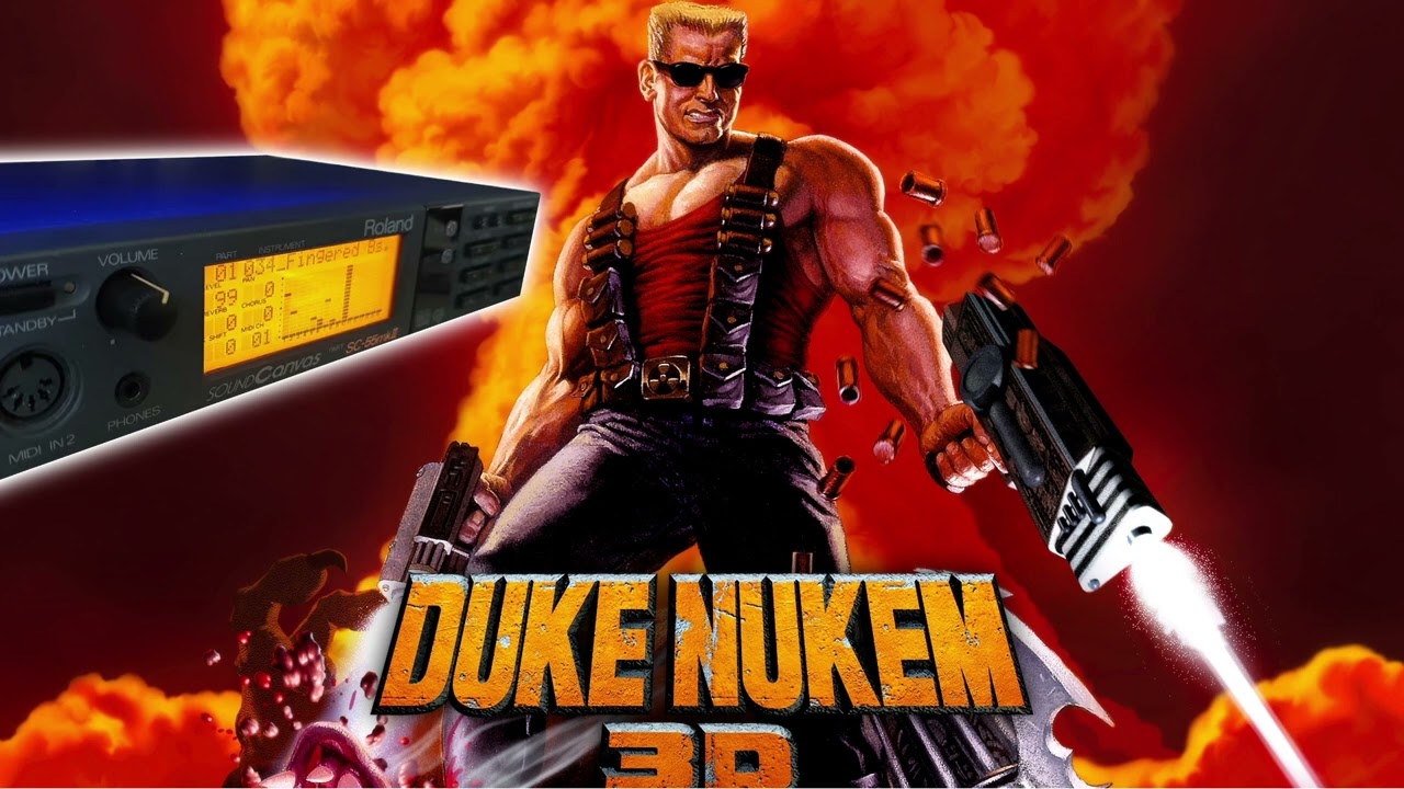 Duke Nukem 3D Complete Soundtrack (1996) - REAL Roland Sound Canvas SC-55 Mark 2