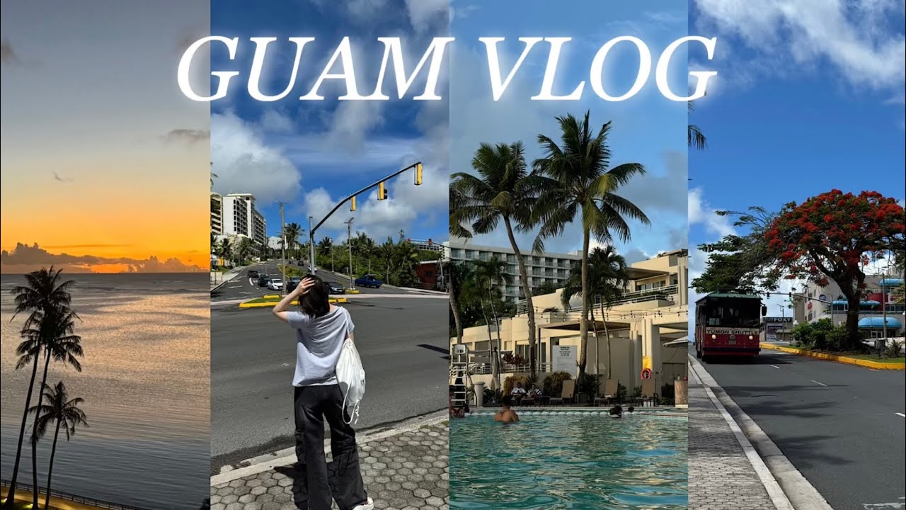 괌 여행 브이로그🏝️🇬🇺✈️ Guam vlog / 4박 5일 여행,괌 맛집, Mosa's joint, 돌핀 투어, 수영하기, 아이스 크림 잔뜩 먹는 브이로그🌺🇺🇸