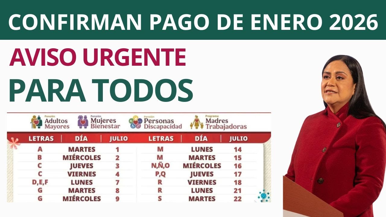 💥1 de Diciembre 2025 | Pagos y Registros Pensi&oacute;n Adultos Mayores 65 y M&aacute;s💥 pension bienestar