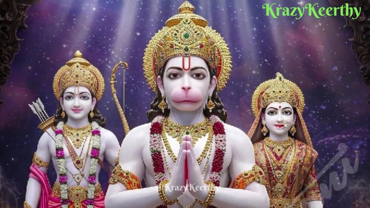 hanuman chalisa  fast || hanuman chalisa  telugu | 🙏  | हनुमान चालीसा |  #krazykeerthy