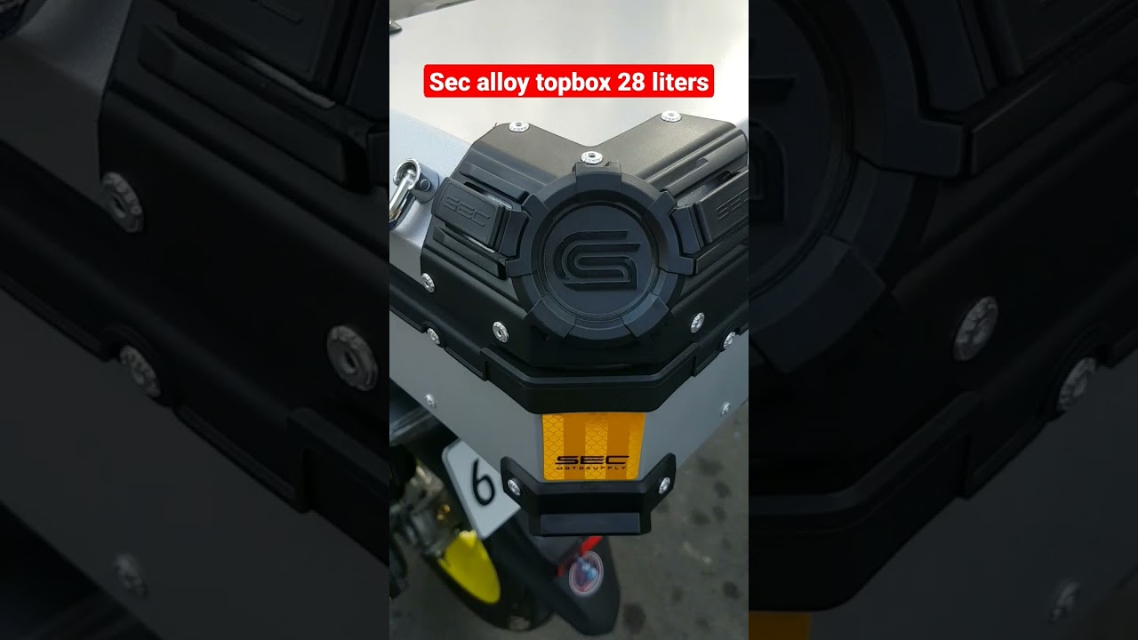 SEC ALLOY TOPBOX 28L INSTALLED TO AEROX 155 V2 
