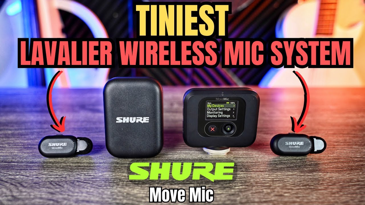 The SMALLEST Clip-On WIRELESS System You'll Ever Need - Shure MoveMic