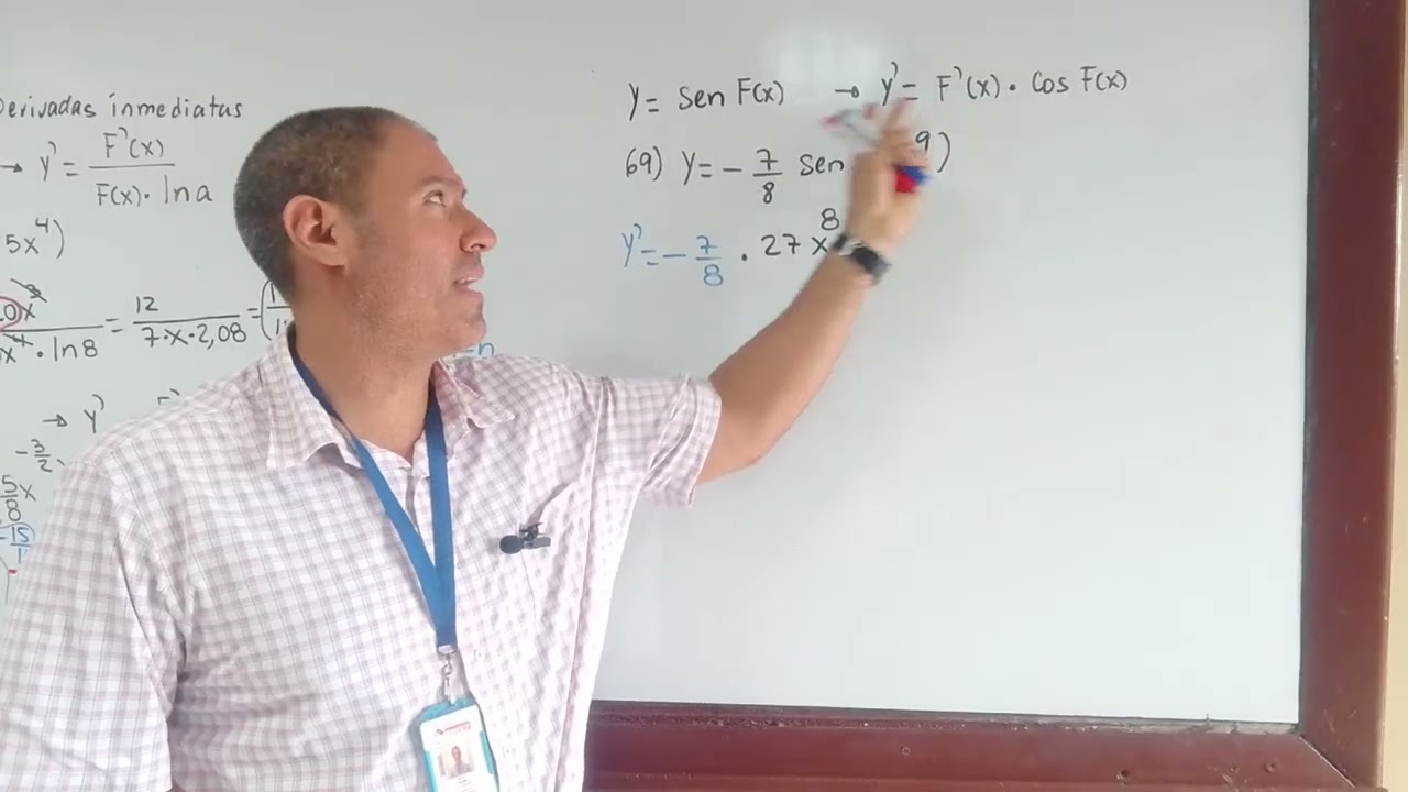 Derivadas inmediatas. 