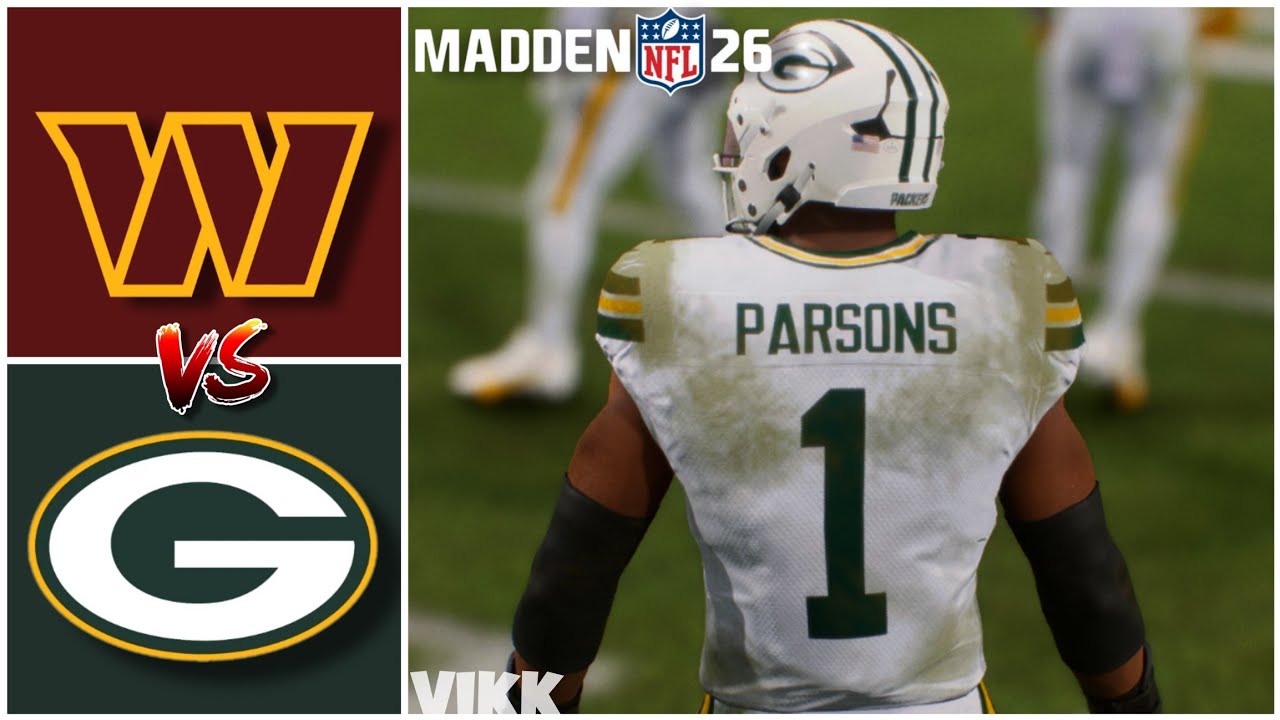 Commanders vs Packers Week 2 Simulation (Madden 26)
