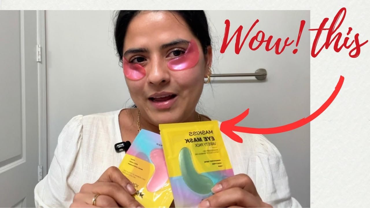 USING these under eye patches - Maskiss Under Eye Patches Variety Pack (24 Pairs), Easter Gifts for