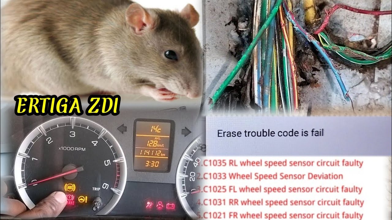Ertiga zdi ABS & airbag & hand break light continue on problam solve