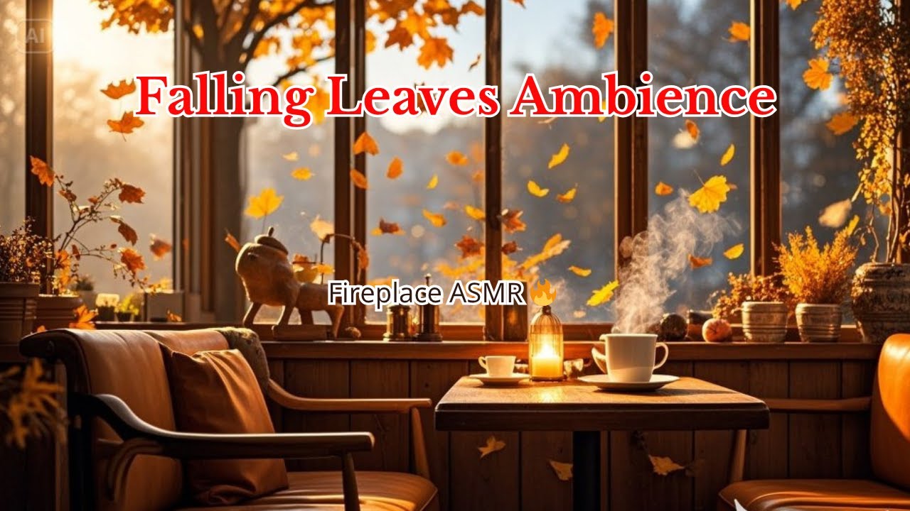 Relaxing Piano by the Fireplace 🔥 Gentle Melodies & Warm Fire Sounds for Night Ambience