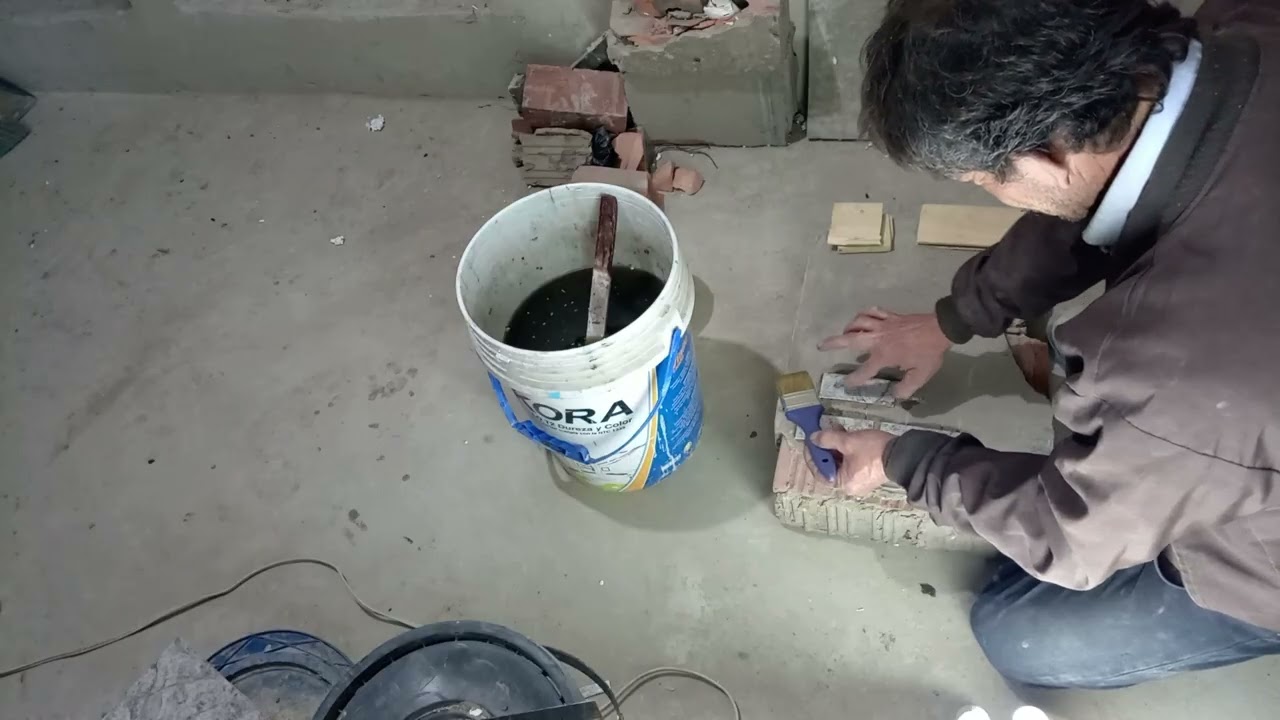 Prueba de resina de icopor como pegante