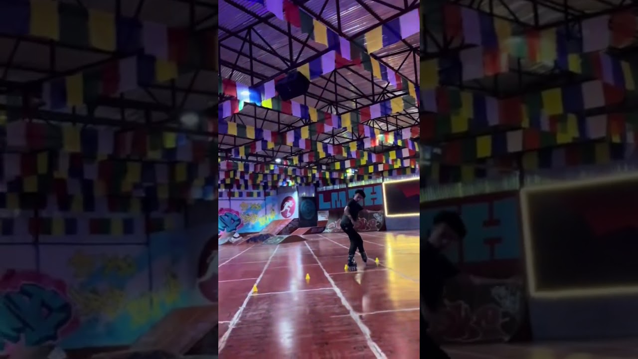 Skating on cone #baucha_sk8r #nepaliskater #skatepark #skatelover