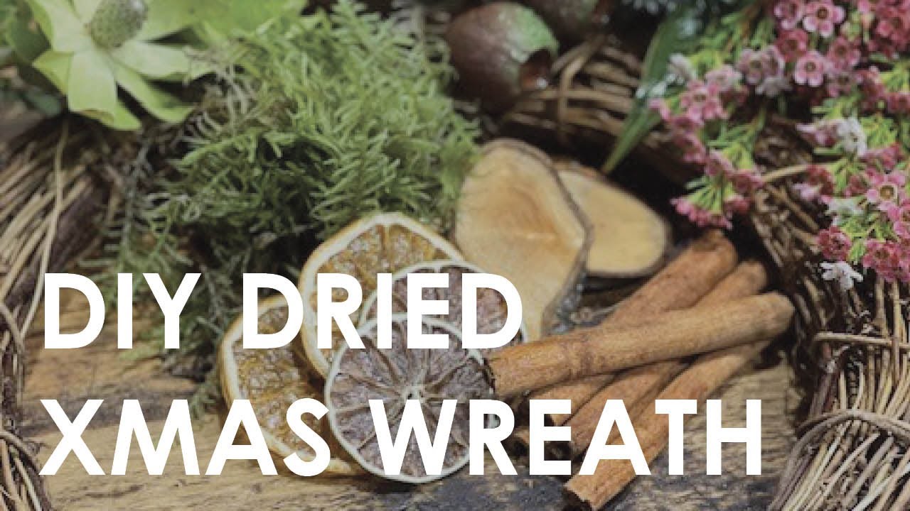 DIY Dried Christmas Wreath