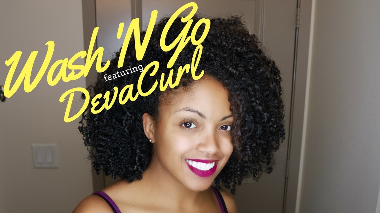 DevaCurl Wash and Go Tutorial on 4a Natural Hair