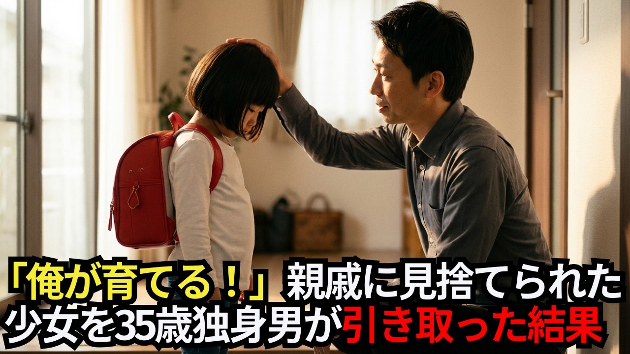 「俺が引き取る」親戚全員に見捨てられた5歳の少女を35歳独身男が愛情かけて育てた結果…【感動する話】