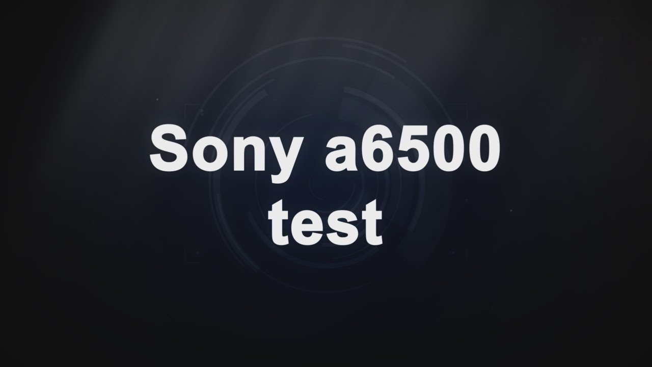 Sony a6500 test