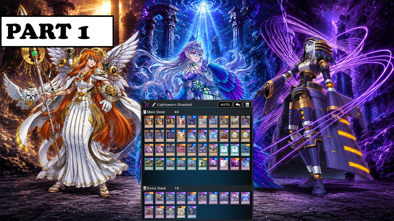 [PART 1] LIGHTSWORN SHADDOLL DECK 2026! FORGOTTEN TALE OF LIGHT AND SHADOW! on Yu-Gi-Oh! Master Duel