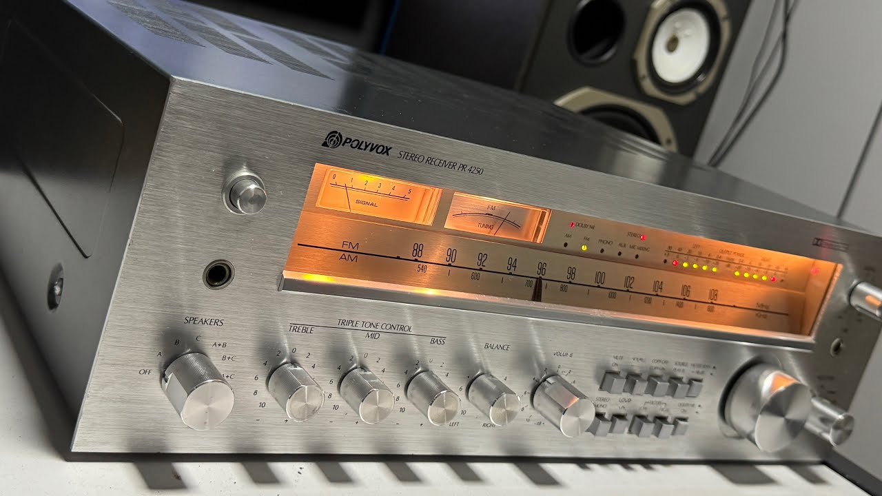 Potente Receiver da POLYVOX modelo PR-4250 conservação raríssima