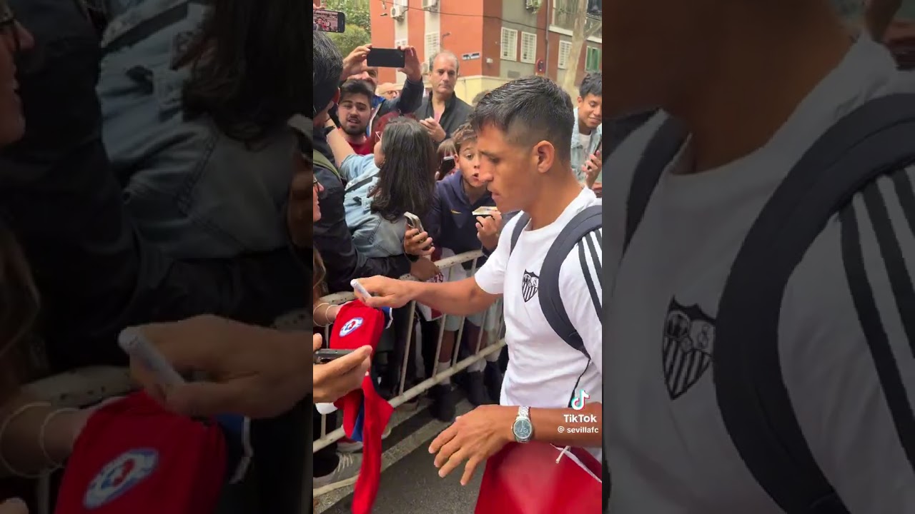 Alexis Sanchez y su humildad 😢🇨🇱 #chile #futbol #alexissanchez #sevilla #laliga #crack