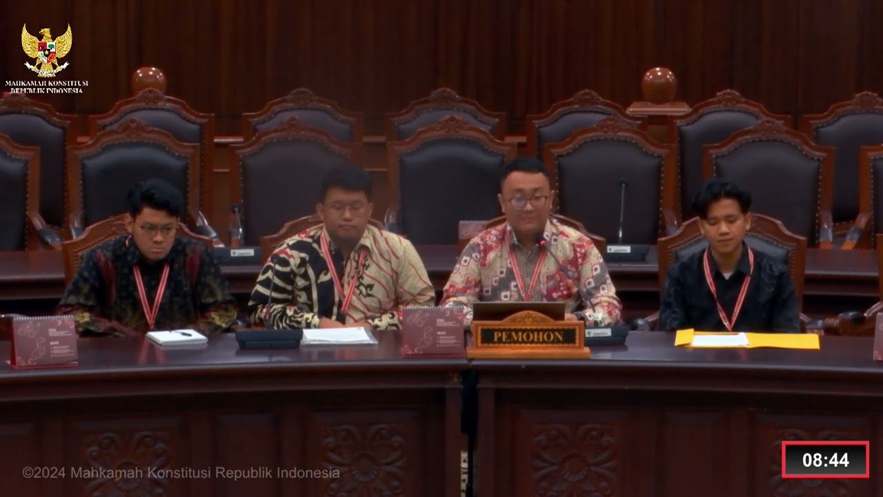 Sidang Perkara Nomor 167/PUU-XXII/2024. Rabu, 18 Desember 2024.