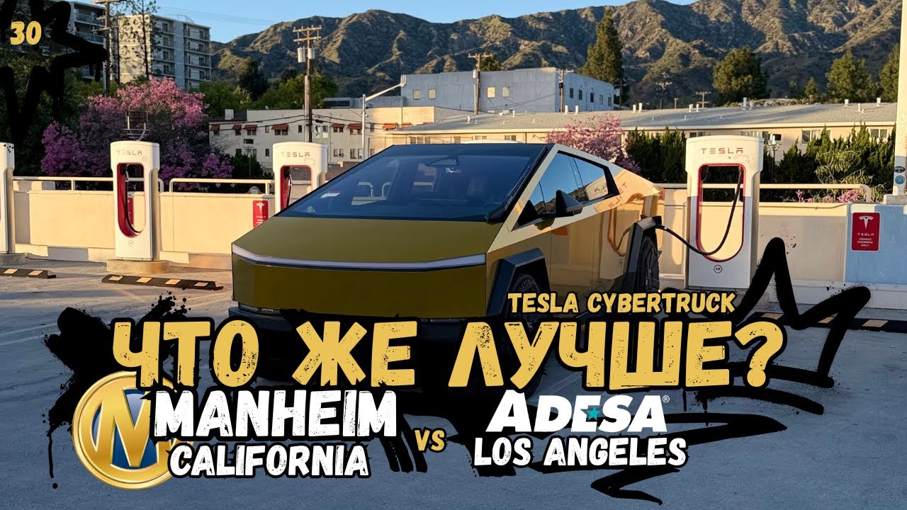 Manheim CA vs ADESA LA. Что же лучше? / Tesla Cybertruck #manheim #carauction #adesa