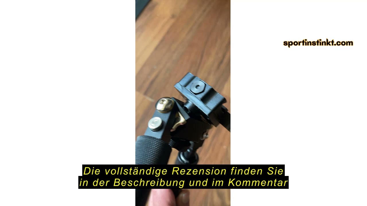 Produktbewertung NC Dreh- Und Neigbares 360-Grad-Zweibein Mit Schnellverschluss, 6 bis 9 Zoll, verst