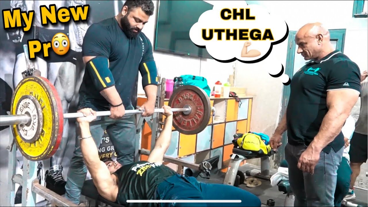 HEAVY BENCH PR WITH STRONG MAN & MR.OLYMPIA | Guruji & Bhaskar Shah