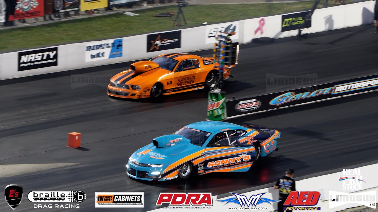 Real Pro Stock - Final - Powers vs. Pluchino - 2024 PDRA Drag Wars - GALOT MOTORSPORTS PARK