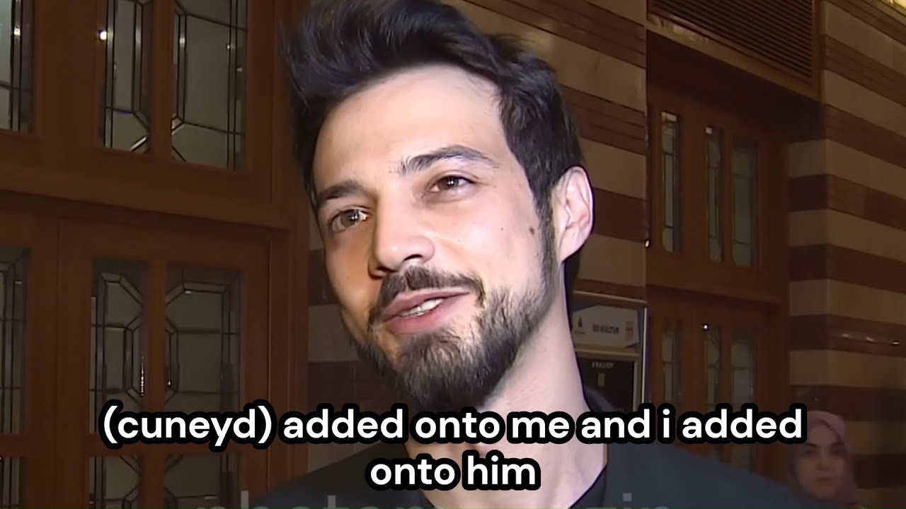 mert yazıcıoğlu speaking about his love for cüneyd (eng sub)