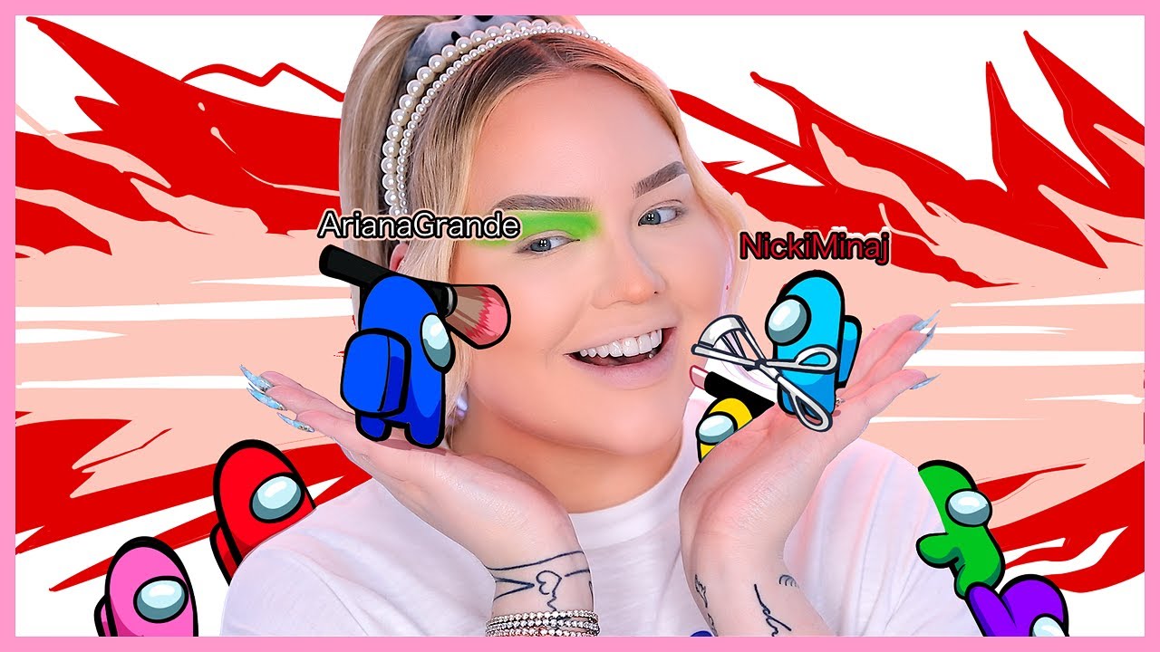 AMONG US Picks My Makeup! ft. "Nicki Minaj" & "Ariana Grande"?! | NikkieTutorials