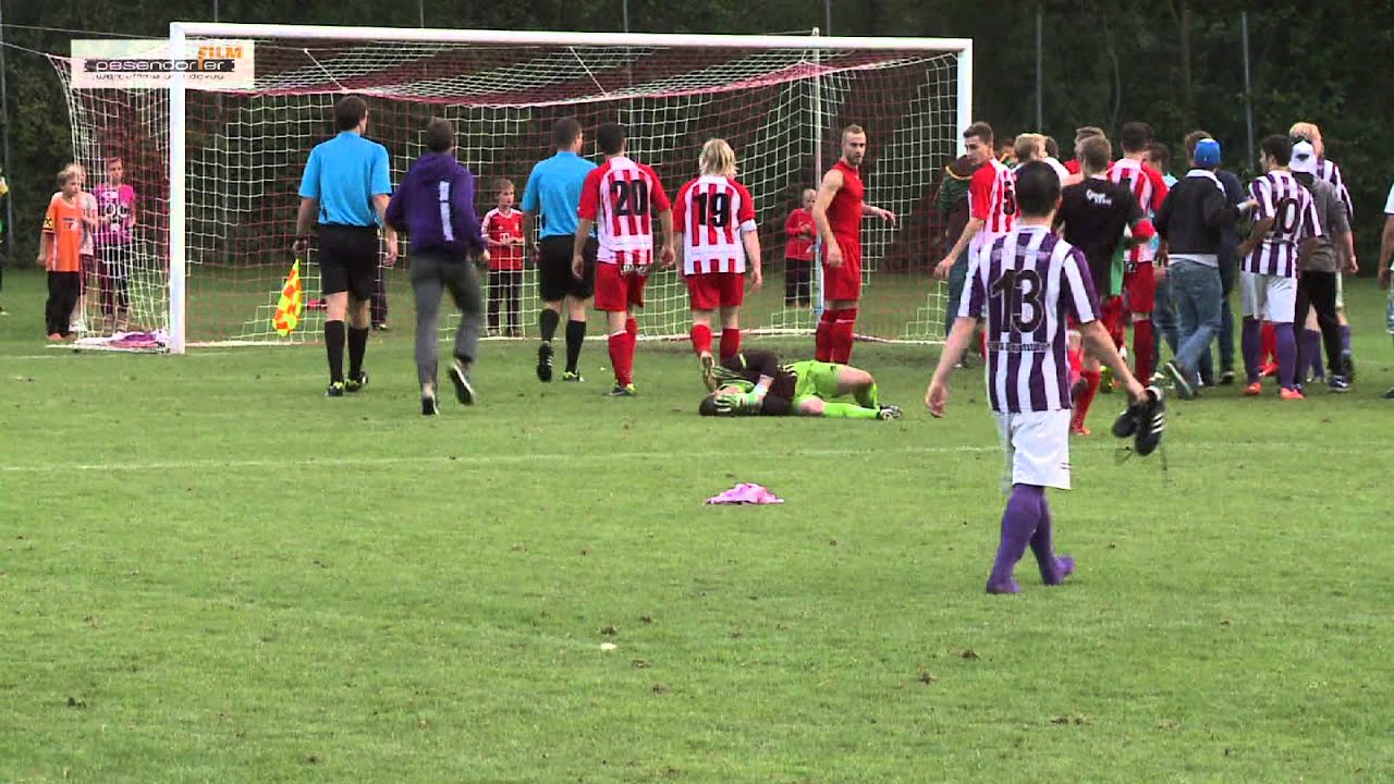 Schlägerei nach Unterligaderby - Proleb gegen Niklasdorf 2013