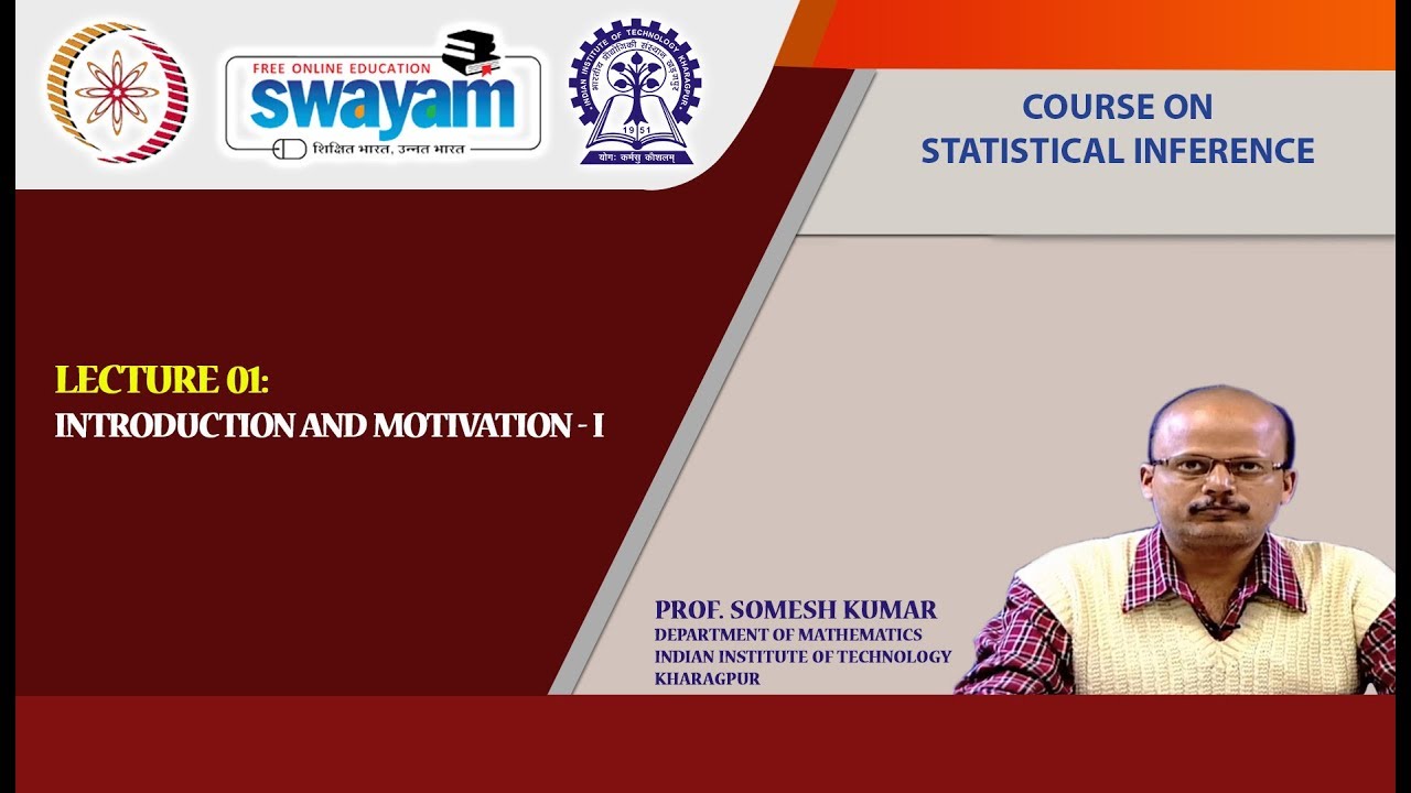 Lecture 01 : Introduction and Motivation - I
