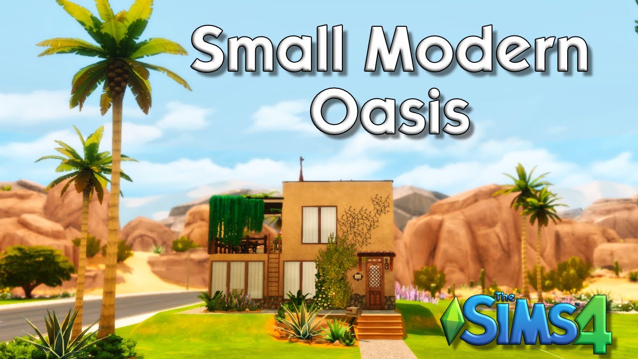 The Sims 4 | Speed Build | Small Modern Oasis | No CC