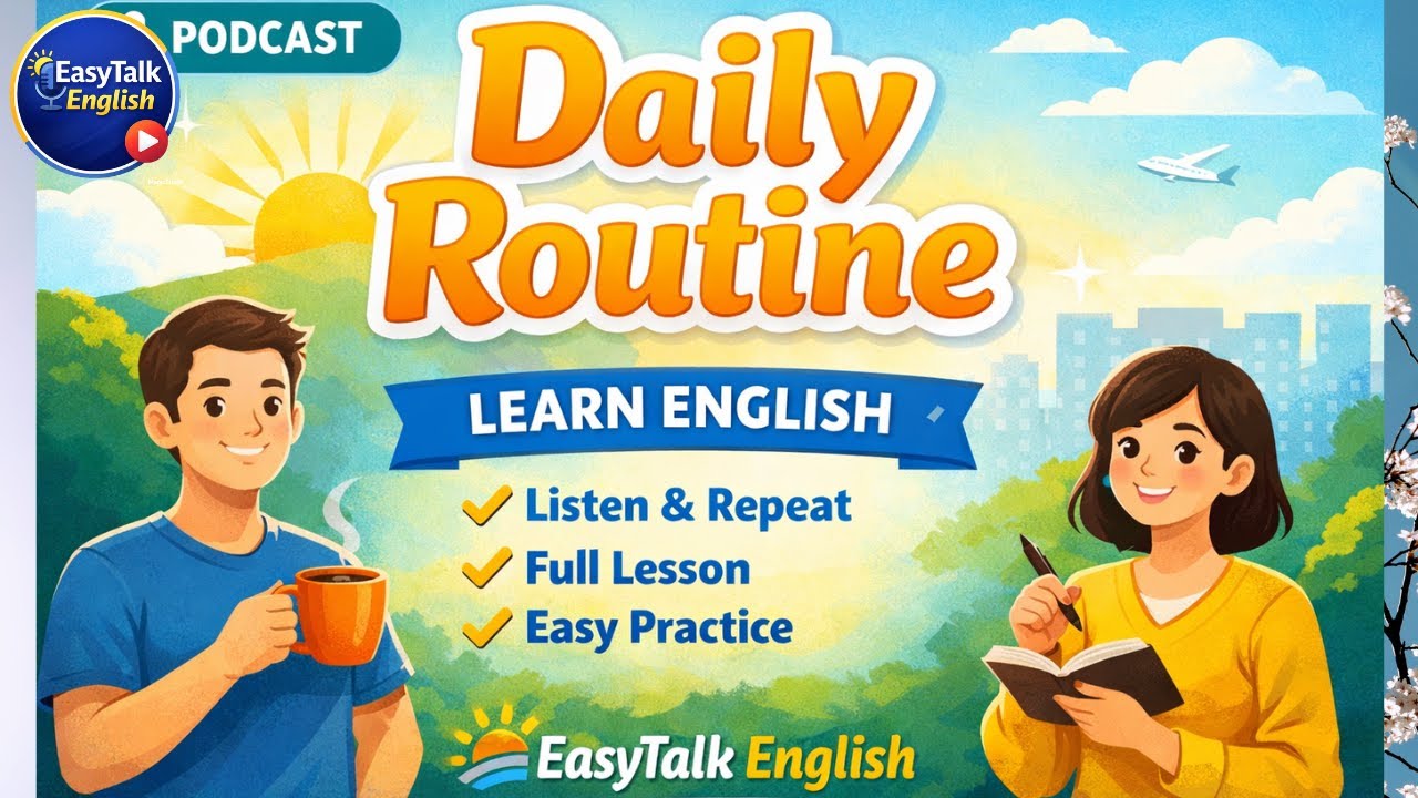 Talk About Your Daily Routine in English | Beginner English Podcast – Part 2