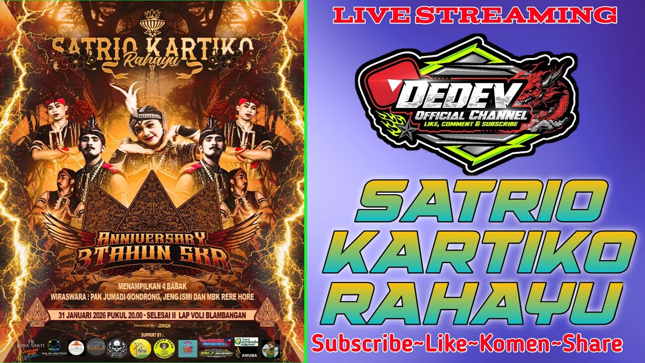 #live🔴 SATRIO KARTIKO RAHAYU_LAP BOLA VOLY BLAMBANGAN WIDODOMARTANI NGEMPLAK SLEMAN YK