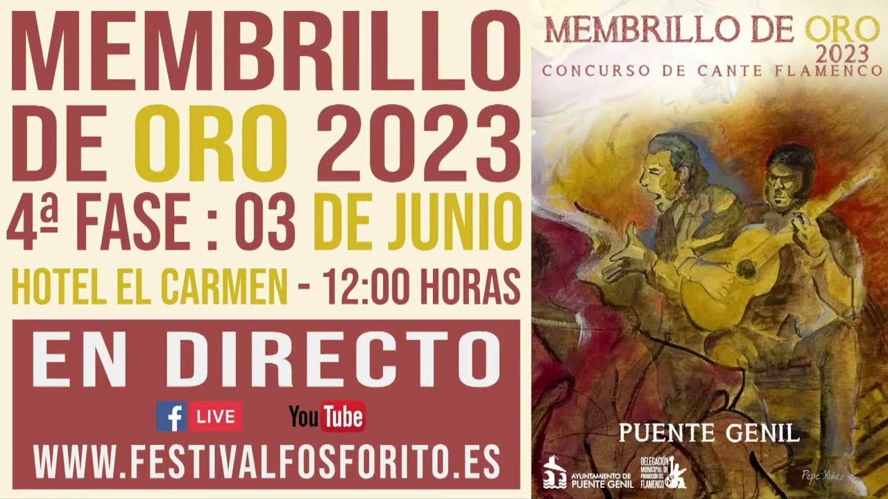 4ª Fase del Concurso de Cante Flamenco Membrillo de Oro 2023.