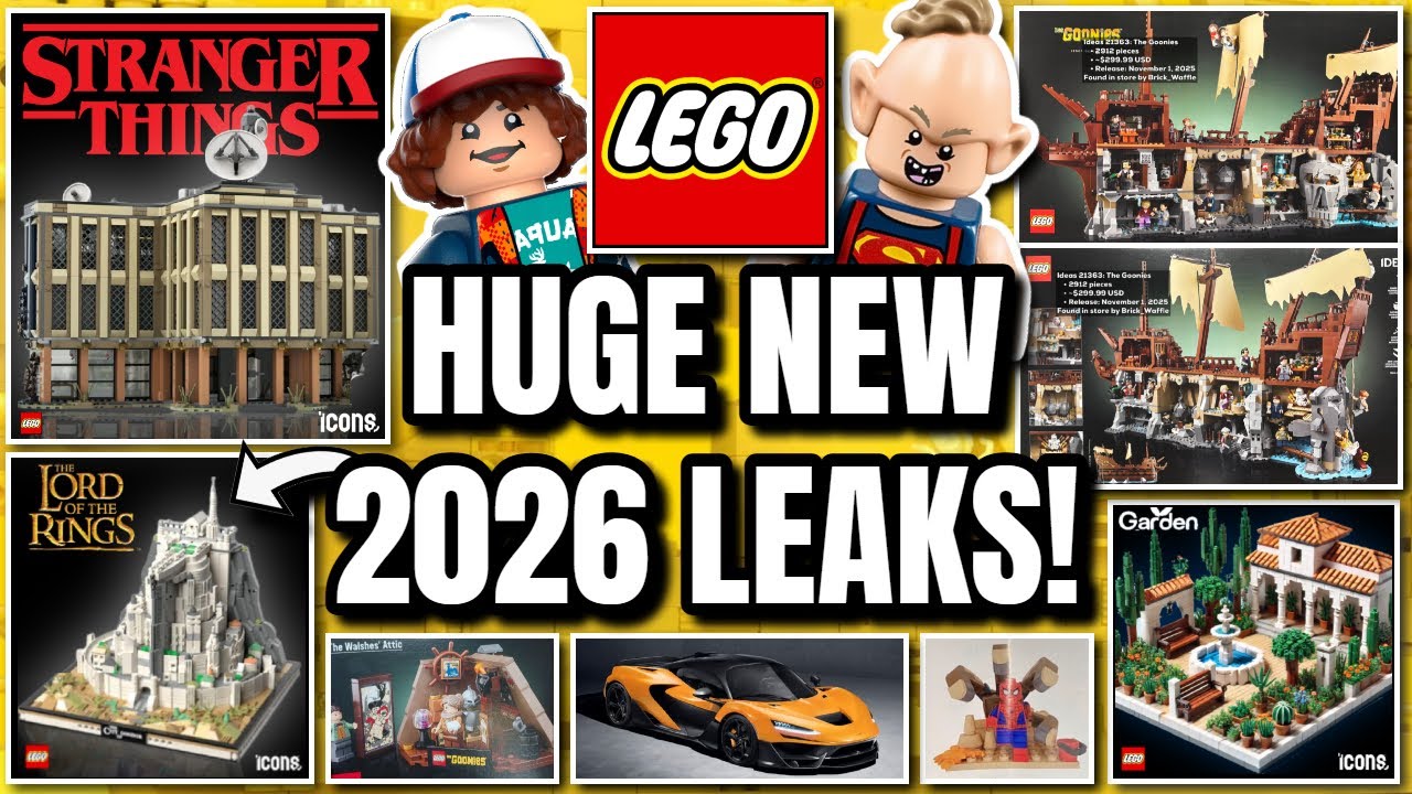 НОВЫЕ УТЕЧКИ LEGO! (Иконы, Балбесы, Властелина колец, Чемпионы скорости и многое другое!)