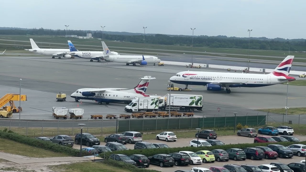 Billund Airport Plane Spotting (4K) 2 Hours of Action