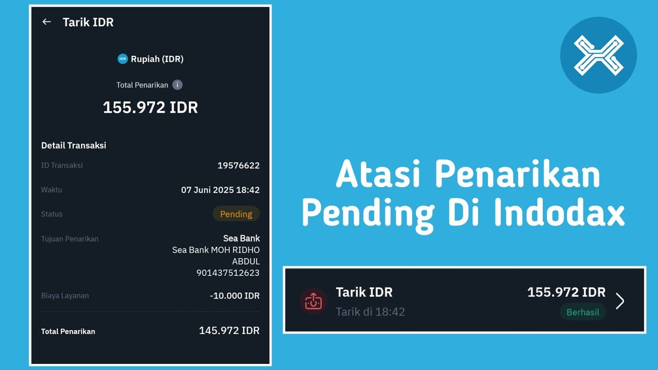 Cara Mengatasi Penarikan Indodax Pending