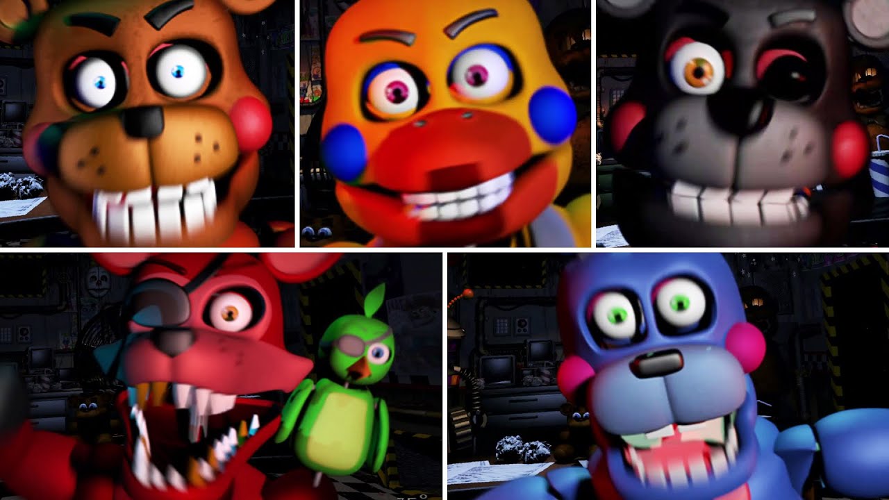UCN All Rockstar Jumpscares Re-Animated